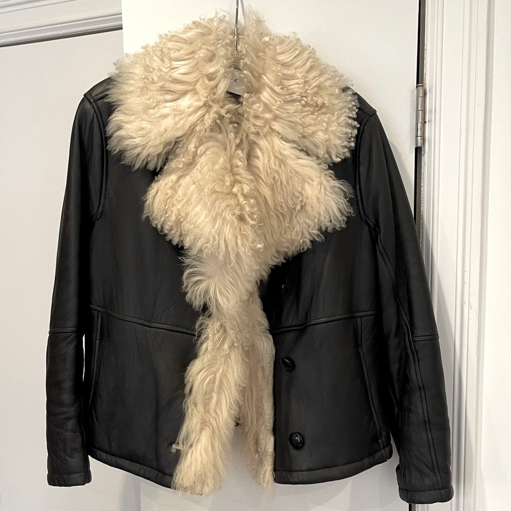 Frame shearling jacket